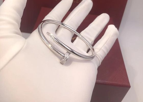 Μοναδικό δημιουργικό βραχιόλι καρφιών Cartier γαμήλιων δώρων με τα διαμάντια
